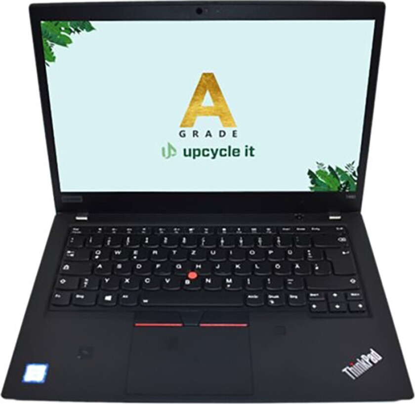 ThinkPad T490 bærbar PC - Windows 11 Pro, 14", 1920x1080p, 16GB RAM, 256GB SSD - Refurbished Grade A