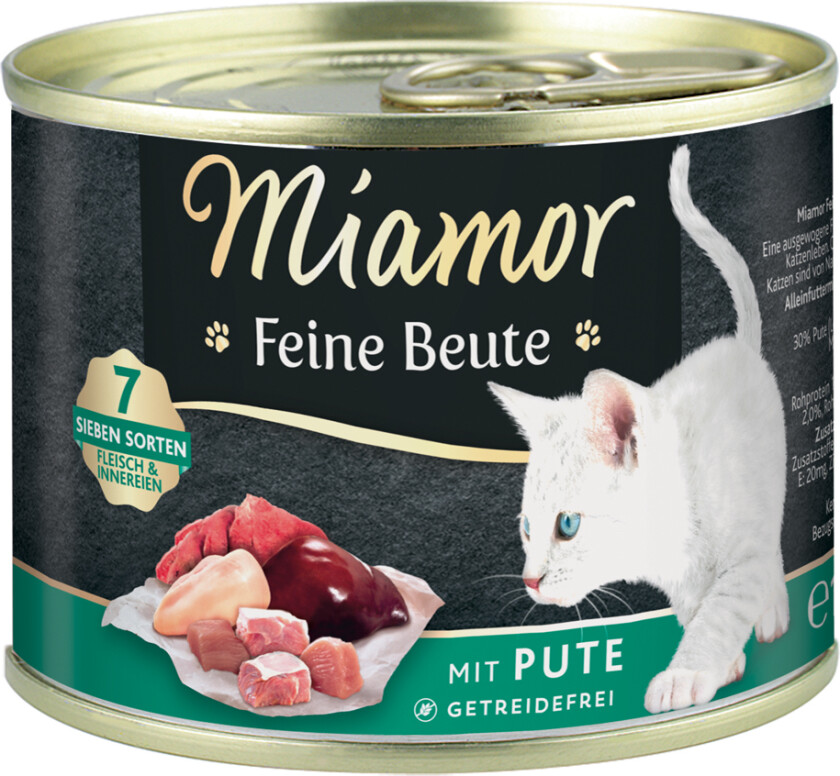 Økonomipakke med Miamor Fine Prey 24 x 185 g - Tyrkia