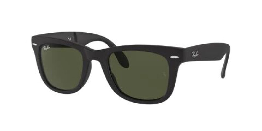 Wayfarer Folding Black Green Green unisex