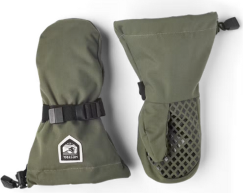 Kids' Fjellvotten Mitt 2, Olive