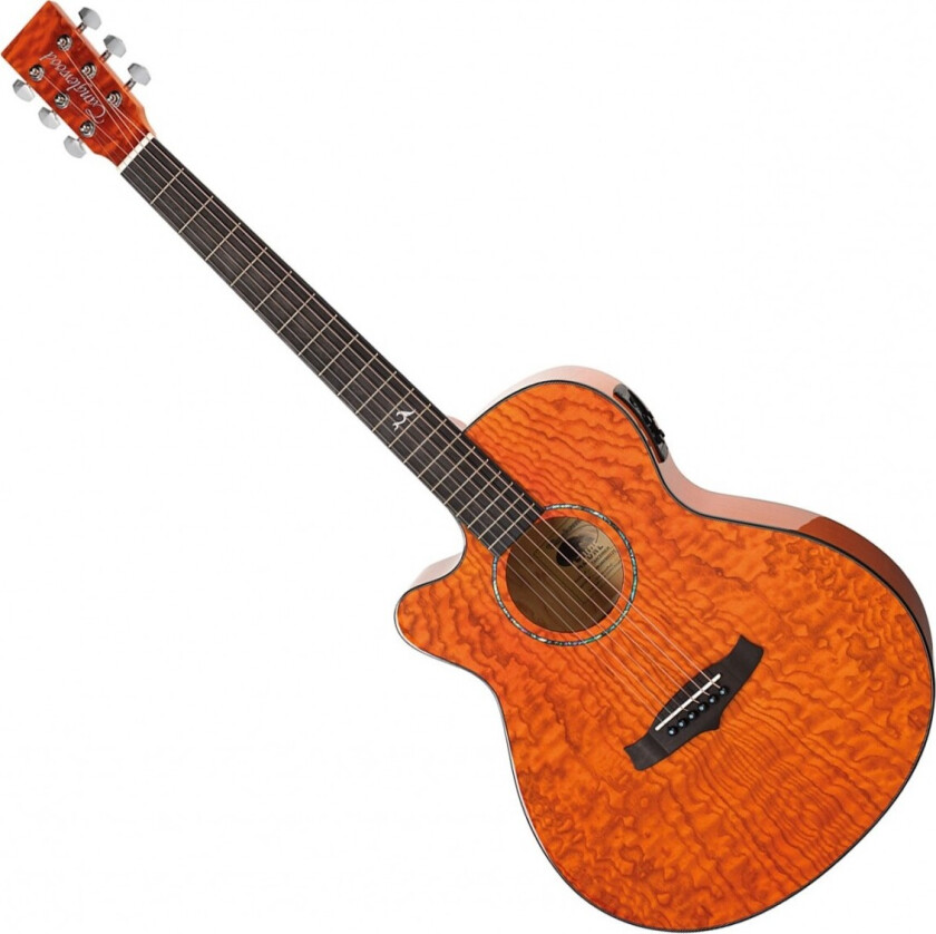 TA4CE Azure Super Folk Left Handed Electro Acoustic Shoreline Amber