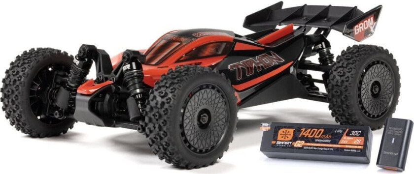 ARRMA Typhon Grom 223S BLX 4WD Red/Black - RTR