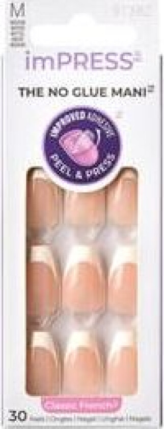 Kiss Impress Nails Classic French Ideal