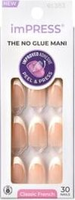 Kiss Impress Nails Classic French Everlasting
