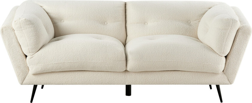 Lenvik Sofa 3-seter - Svart/Hvit