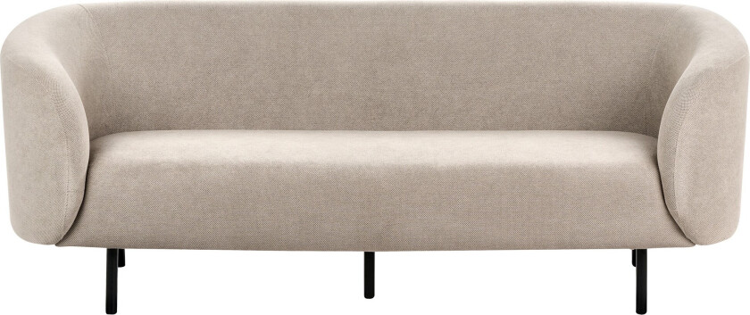 Tuka Sofa 3-seter - Beige/Svart/Grå