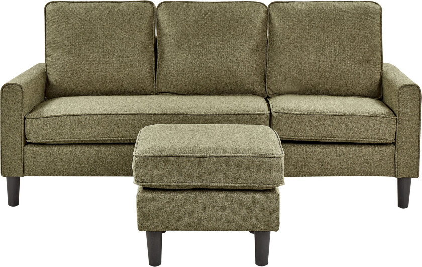 Traun Sofa 3-seter - Svart/Grønn