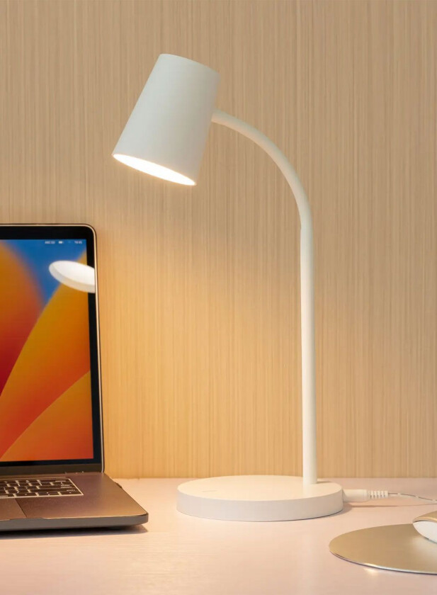 Oscar bordlampe - hvit