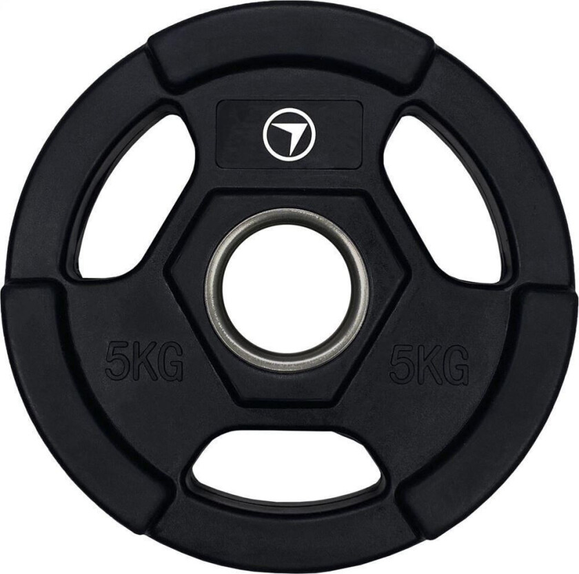 Weight Plate Tri Grip Black 50 mm, Styck