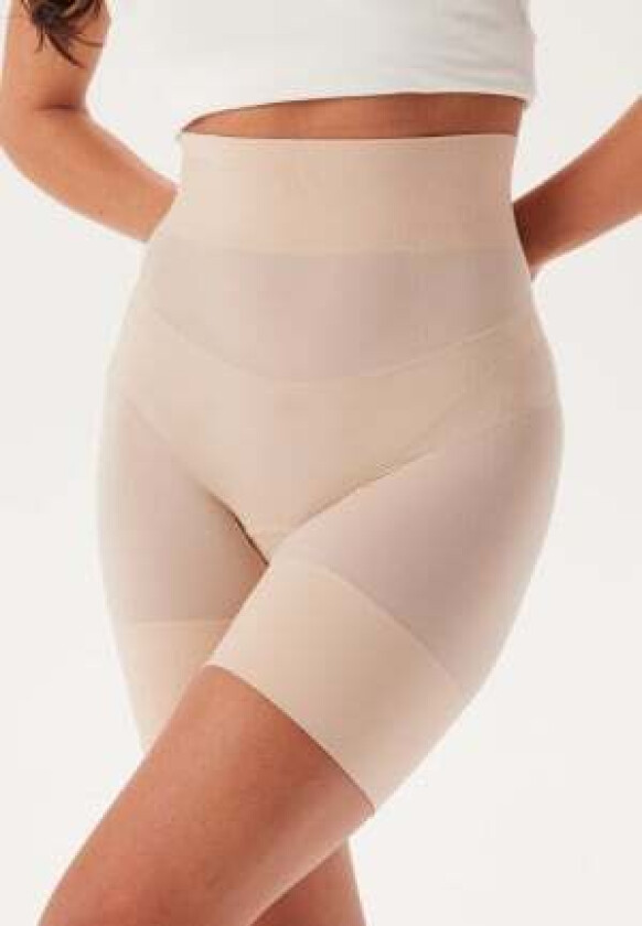 Essensual Mid Waisted Shorts BE0001-Beige S