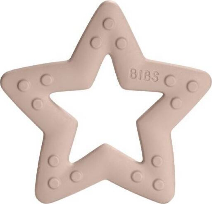 Bibs  Baby Bitie Bitering Stjerne, Blush