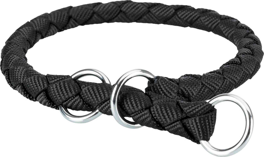 Cavo Trekk-Stopp-Halsbånd svart - Str M: 39-45 cm Halsomfang, ø 12 mm