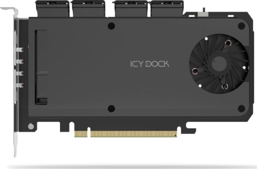 Icy Dock Adapter 4 X M.2 Nvme Ssd Mobile Rack Adapter Card F (Mb204mp-1B)