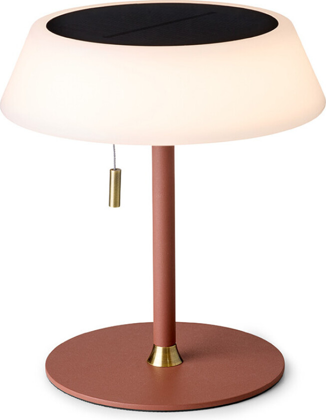 Solar Portable Bordlampe Terracotta