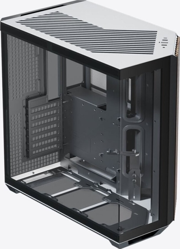 Apnx V1 Pc-Veske, Midi-Tårn, Atx, Herdet Glass - Tre, Sort / Hvit