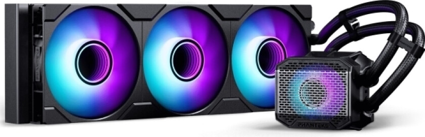Bilde av Glacier One 360M25 Gen2 Drgb Aio Vannkjøling - 360 Mm, Svart