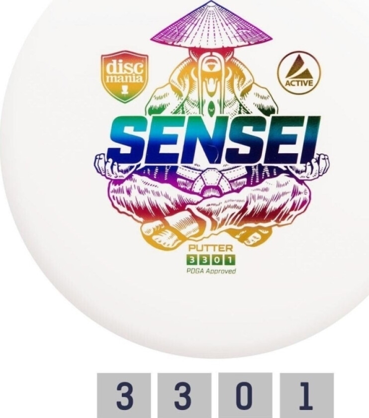 Sourcing Discgolf Discmania Putter Sensei Active White 3/3/0/1