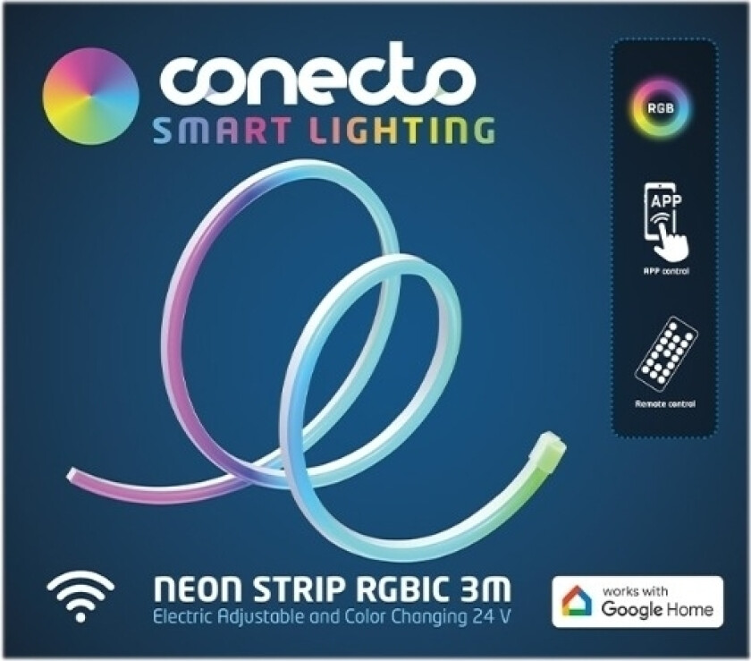 Neon RGBIC LED-lysrør, 3 m