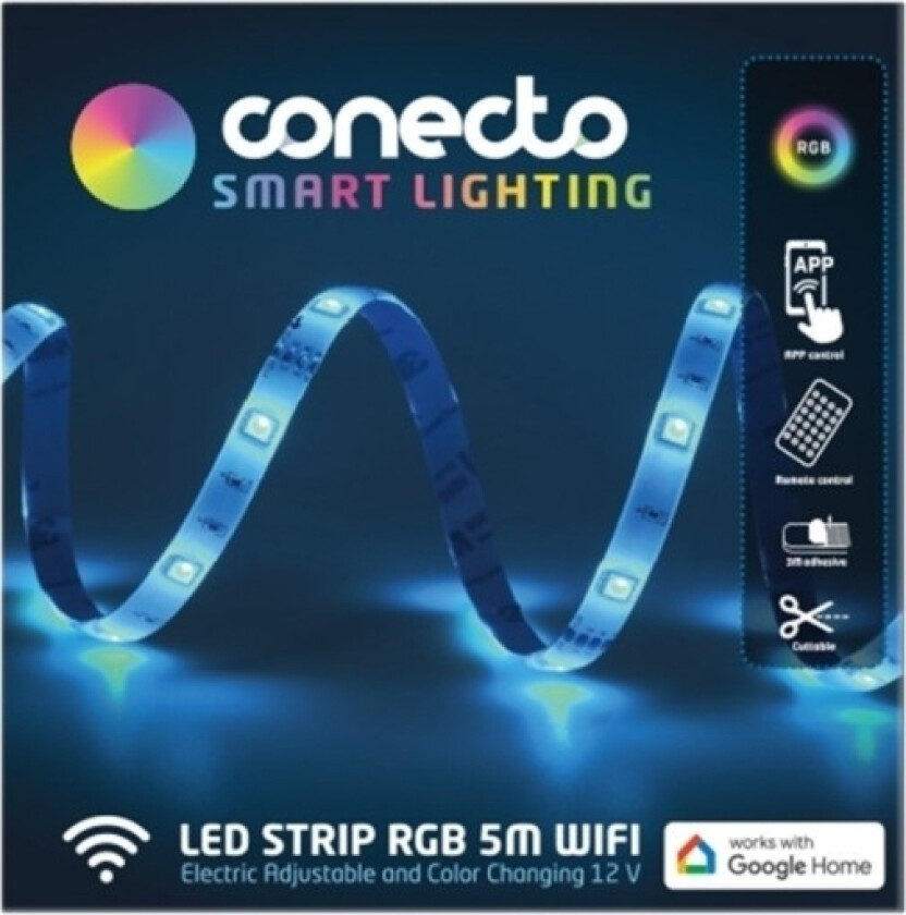 RGB LED-lysslynge, 5 m