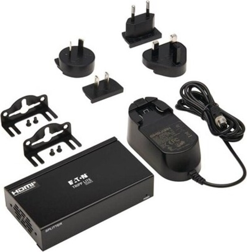 Series 2-Port HDMI over Cat6 Splitter - 4K 60 Hz HDR 4:4:4 PoC HDCP 2.2 230 ft. (70.1 m) TAA