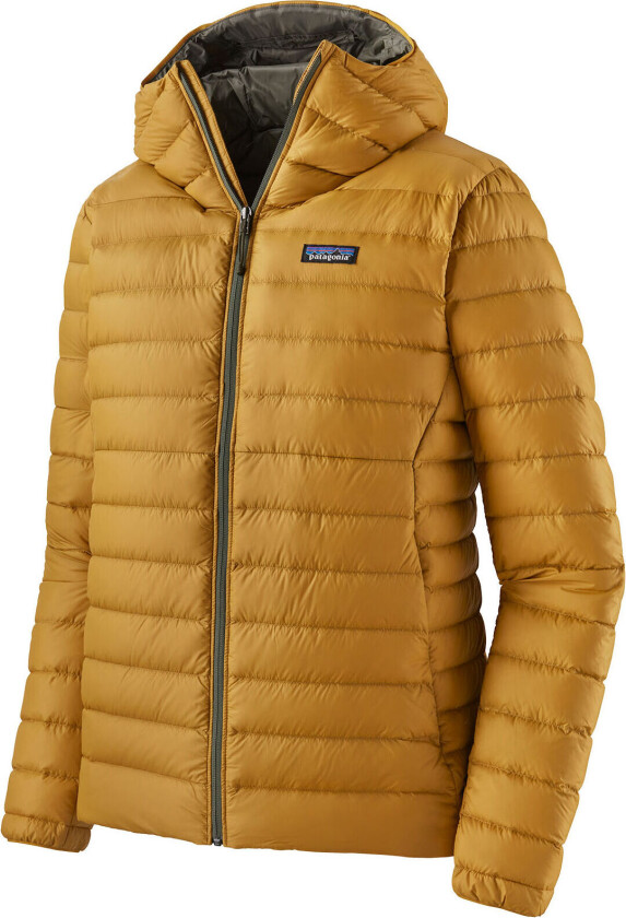 Down Sweater Hoody Herre M Cabin Gold