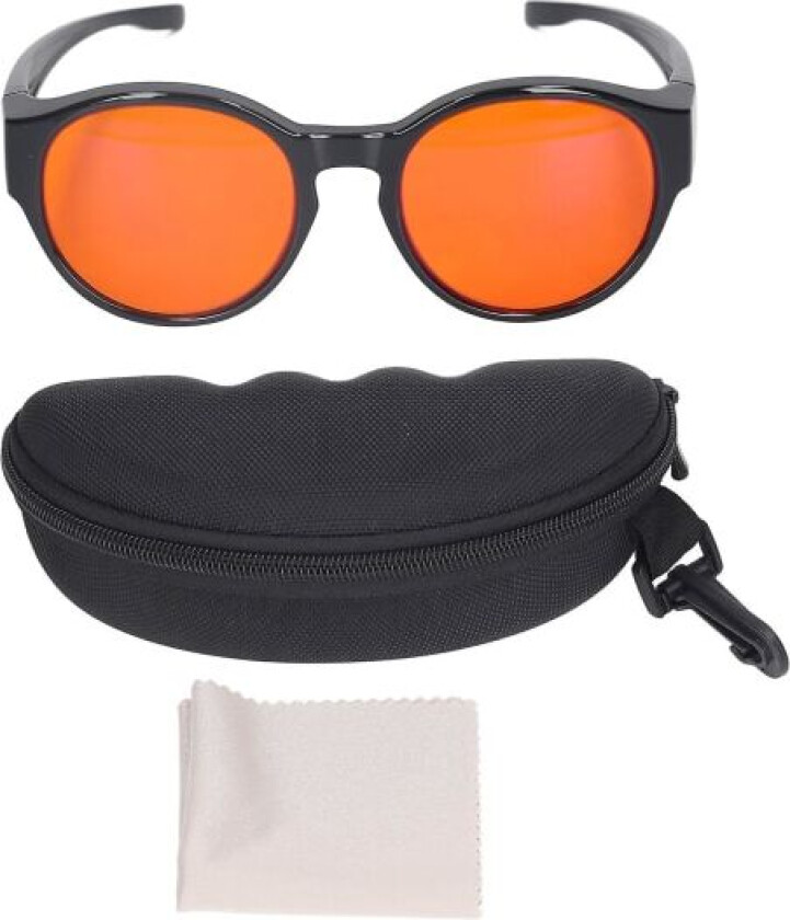 Blålysbriller 400500nm Anti-stråling UV-bestandig Dataspillbriller For Lesing Runde/kvadratiske Brilleglass (FMY) Round Glasses