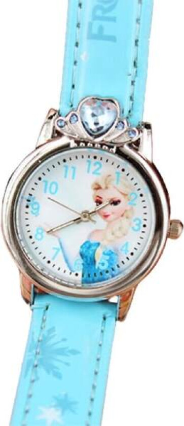 Disney Frozen Elsa Kvartsur for jenter, barn, tegneserie, festgaver, armbåndsur Light Blue