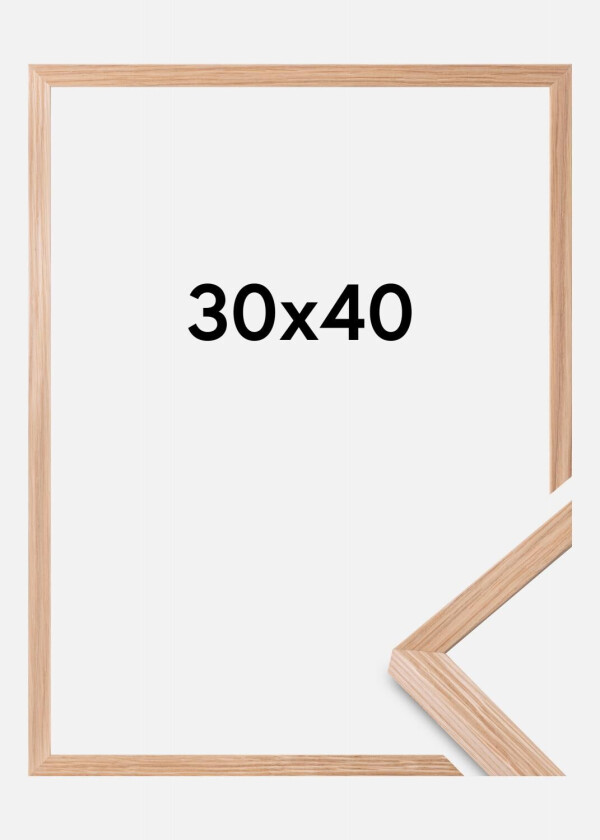 Focus Ramme Soul Oak Veneer Akrylglass 30x40 Cm