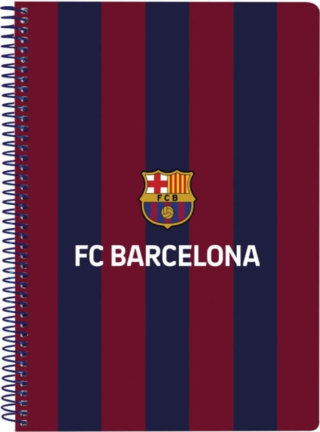 Notatbok F.C. Barcelona 24/25 Rødbrun Marineblå A5 80 Ark