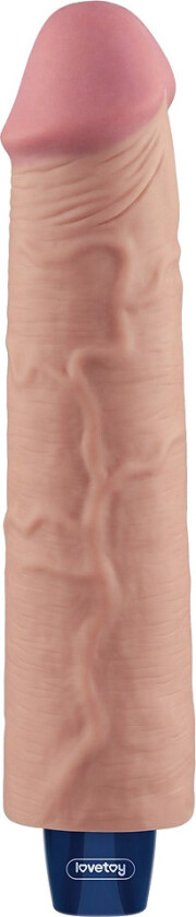 LoveToy: Real Softee, Silicone Vibrating Dildo, 24 cm