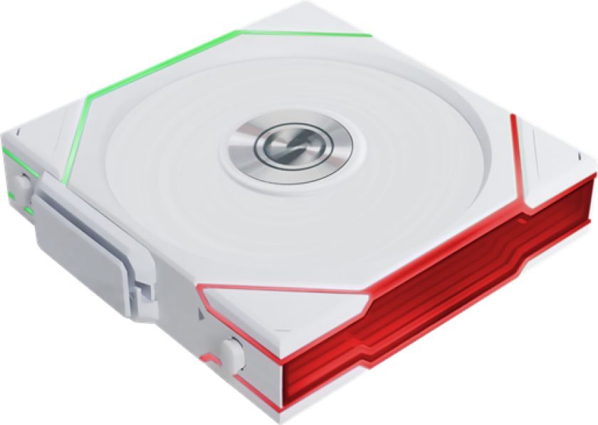 UNI FAN TL Wireless - Kabinettvifte - 120mm - Hvit - 32 dBA