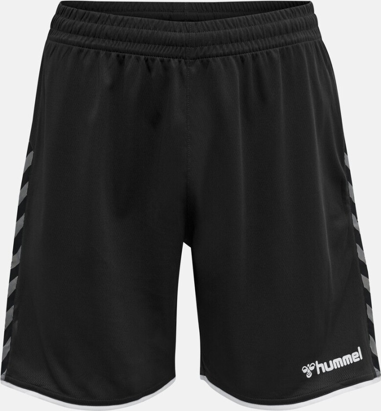 Hmlauthentic Poly Shorts, Black/White, L, Løpeklær