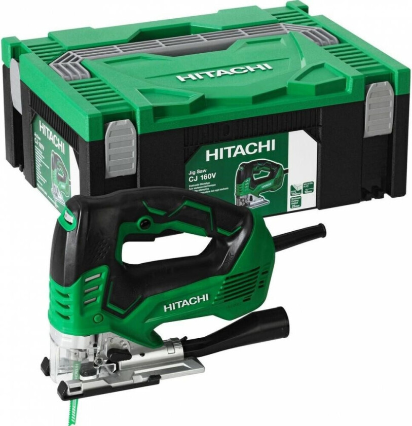 CJ160VW1Z stikksag - 800W, 160mm, med pendelbevegelse (HIT systemkasse)