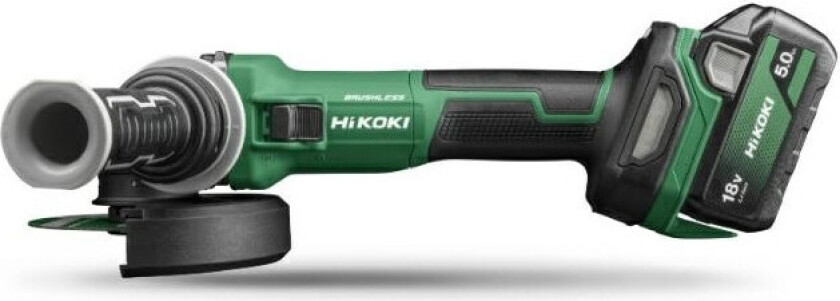 G1813DVE vinkelsliper med batteri og lader, 18V, 125mm (børsteløs motor)