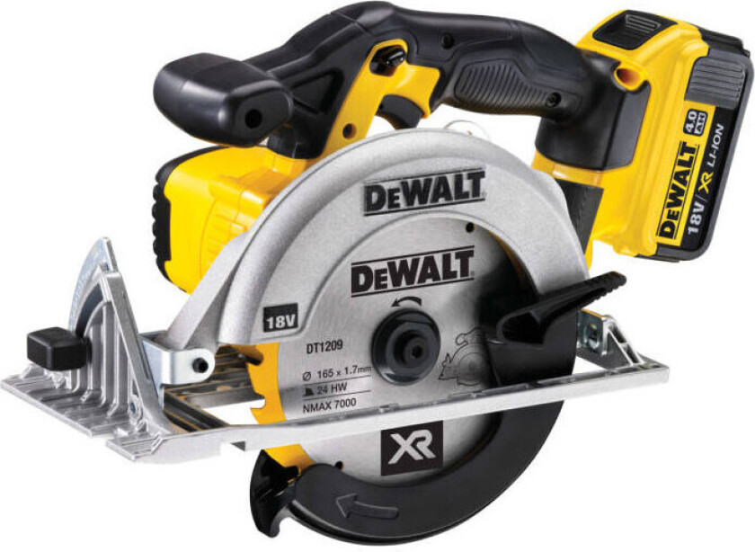 DCS391M2 Sirkelsag 18 Volt 4,0 AH Li-ion (XR Li-ion-batteri)