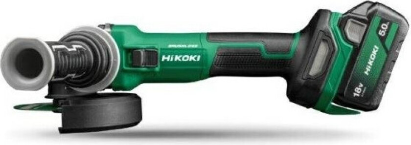 G1813DEWQZ vinkelsliper - 125 mm, 18V, 5,0 Ah (Multivolt)