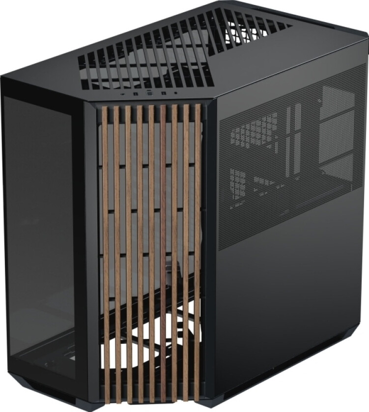 Obudowa Apnx Apnx V1 Pc-Gehuse, Midi-Tower, Atx, Tempered Glass - Holz, Schwarz