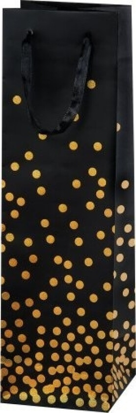 Susycard Gavepose 10,5X36x10cm Prikker Gull Fsc 5Stk