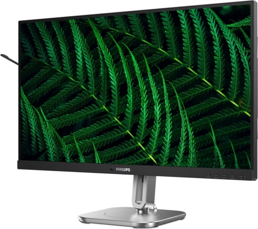 27B2g5200 - Led-Skjerm - 27" - 1920 X 1080 Full Hd (1080P) @ 100 Hz - Ips - 1500:1 - Hdmi, Vga, Displayport - Høyttalere - Koksgrå, Sølv