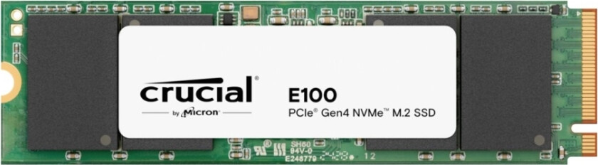 1 Tb Crucial E100 Gen 4.0 Pcie X4 Nvme Ssd (Ct100e100ssd8)