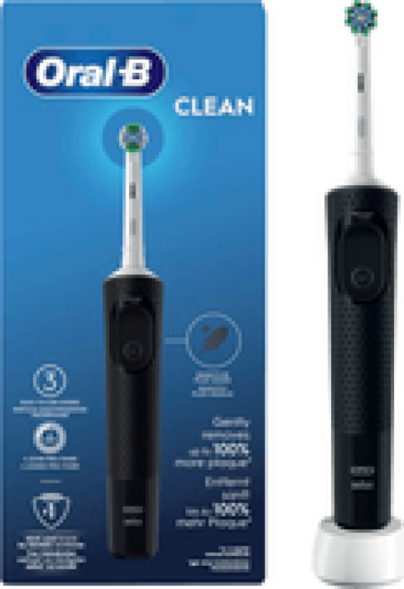 Tannbørste Elektrisk Clean Sort