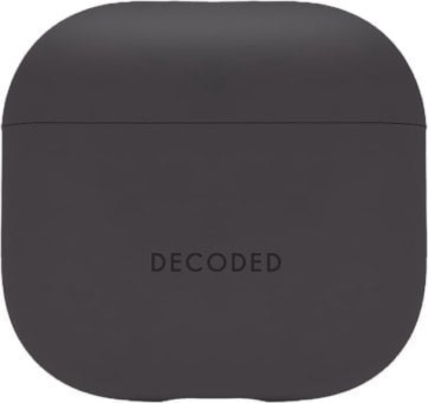 Dekodet Silikon Aircase - Beskyttende Silikondeksel For Airpods 4. Generasjon (Kull)