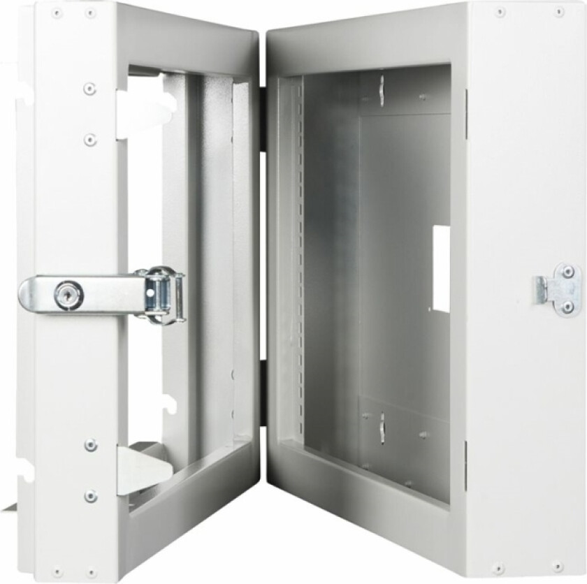 By Logon - Rack Skap - Double Section - Veggmonterbar - Hvit, Ral 7035 - 7U - 19"