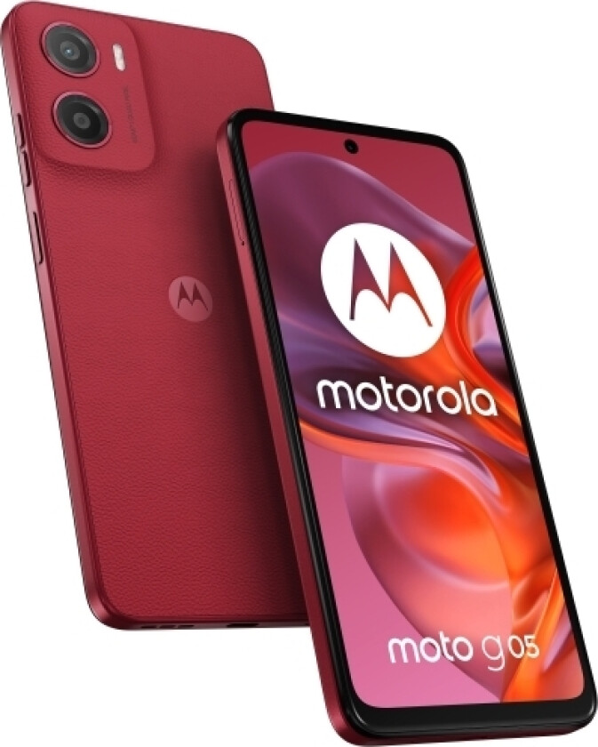 Solutions Moto G05 64Gb Red - Mobiltelefon (Pb6l0005se)