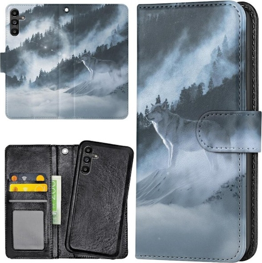 Samsung Galaxy A16 4G/5G - Lommebok Deksel Arctic Wolf