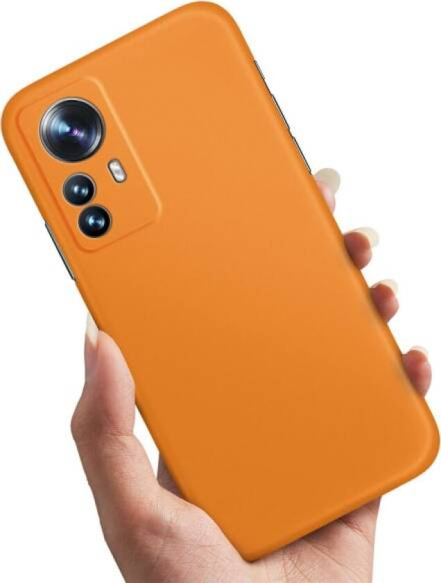 Xiaomi 12T/12T Pro - Deksel/Mobildeksel Oransje