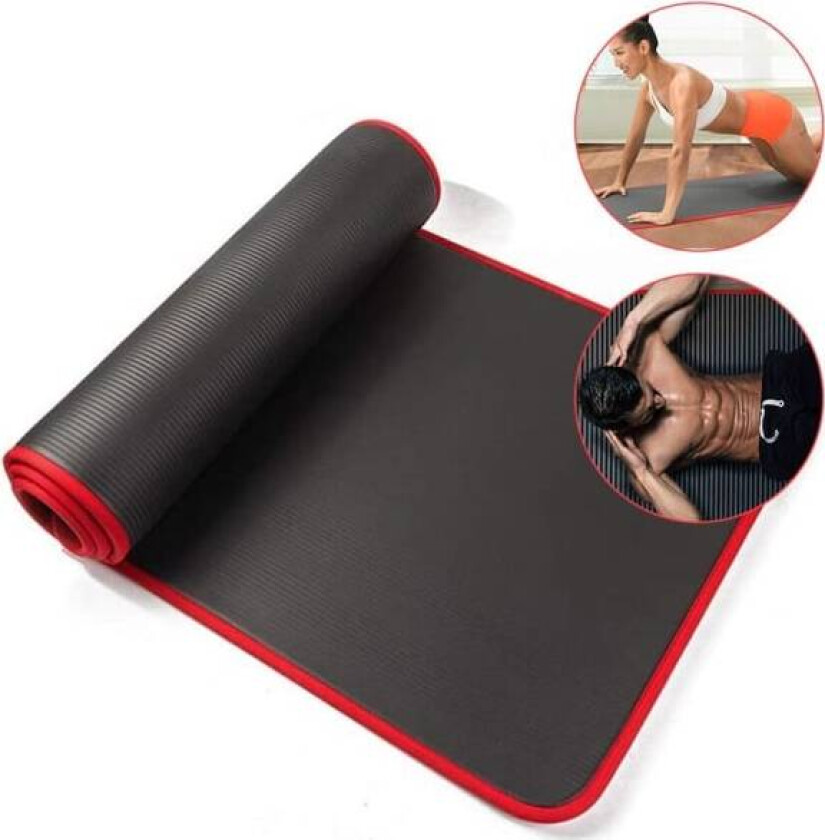 L Longanchang yogamatte, TPE yogamatte, gymnastikmatte, sportsmatte, fitnessmatte