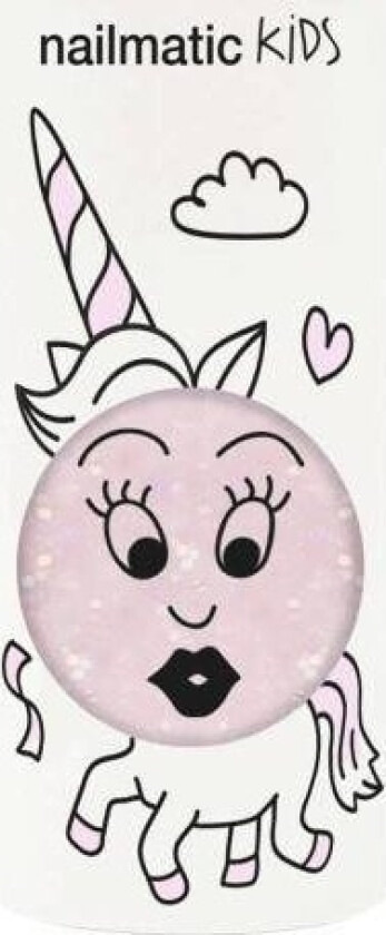 Nailmatic_Kids Neglelakk Polly Neglelak Til Barn Transparent-Rosa 8Ml