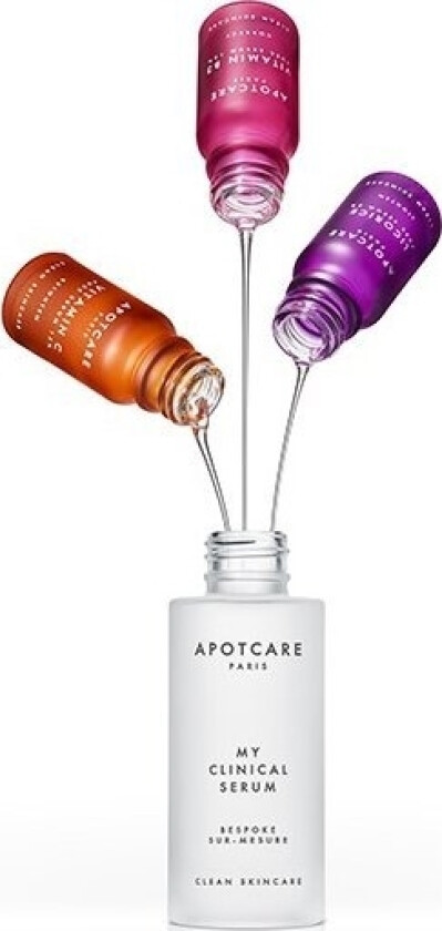 My Clinical Serum Set Apotcare: Vitamin C, Vitamin C, Brightening, Serum, For Face, 10 Ml + Vitamin B3, Vitamin B3, Anti-Redness, Serum, Fo