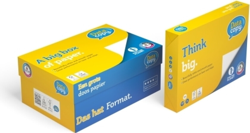 Kopipapir Data Copy A3 Hvid 100G - (500 Ark)